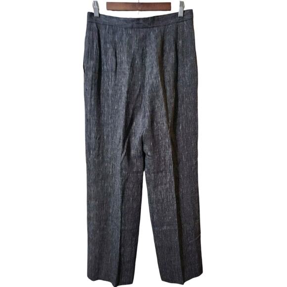 MaxMara Linen Straight Leg Pants - Picture 10 of 11